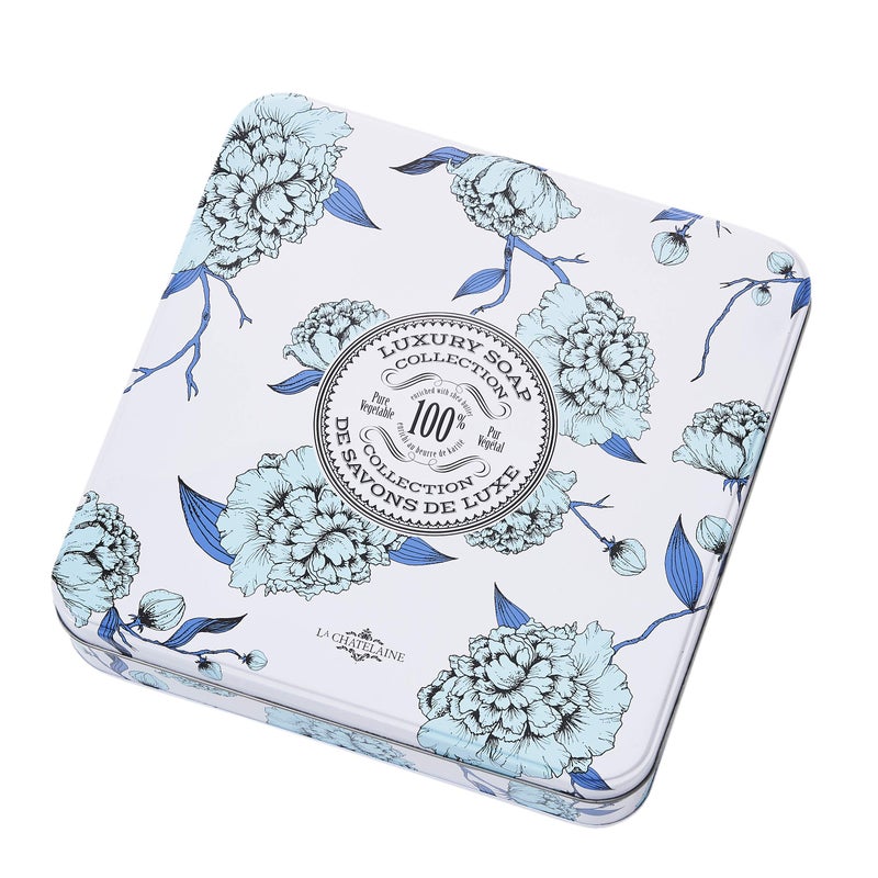 La Chatelaine Luxury Soap Collection | Oprahs Favorite Things | Shea Butter Bar Soaps, Made in France | Natural | Set of 6, 7 oz (Gardenia, Coconut Milk, Lemon Verbena, Cherry Almond, Shea, Wild Fig) - Image 3